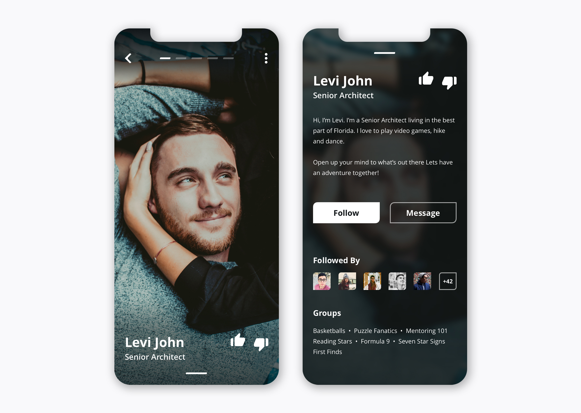 Daily UI Challenge 006 - User Profile