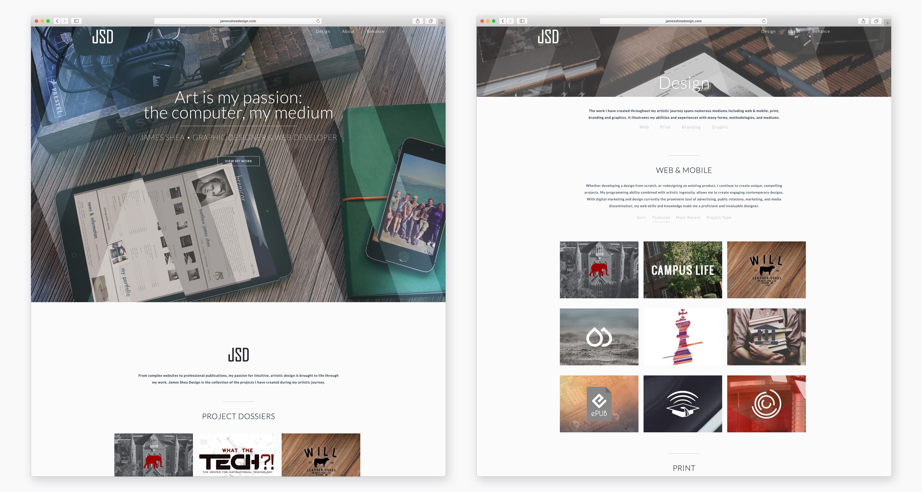 Portfolio V4 - Custom, Responsive Design